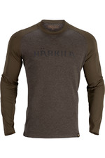 2022 Harkila Mens Metso Long Sleeve T-Shirt 160104229 - Willow Green